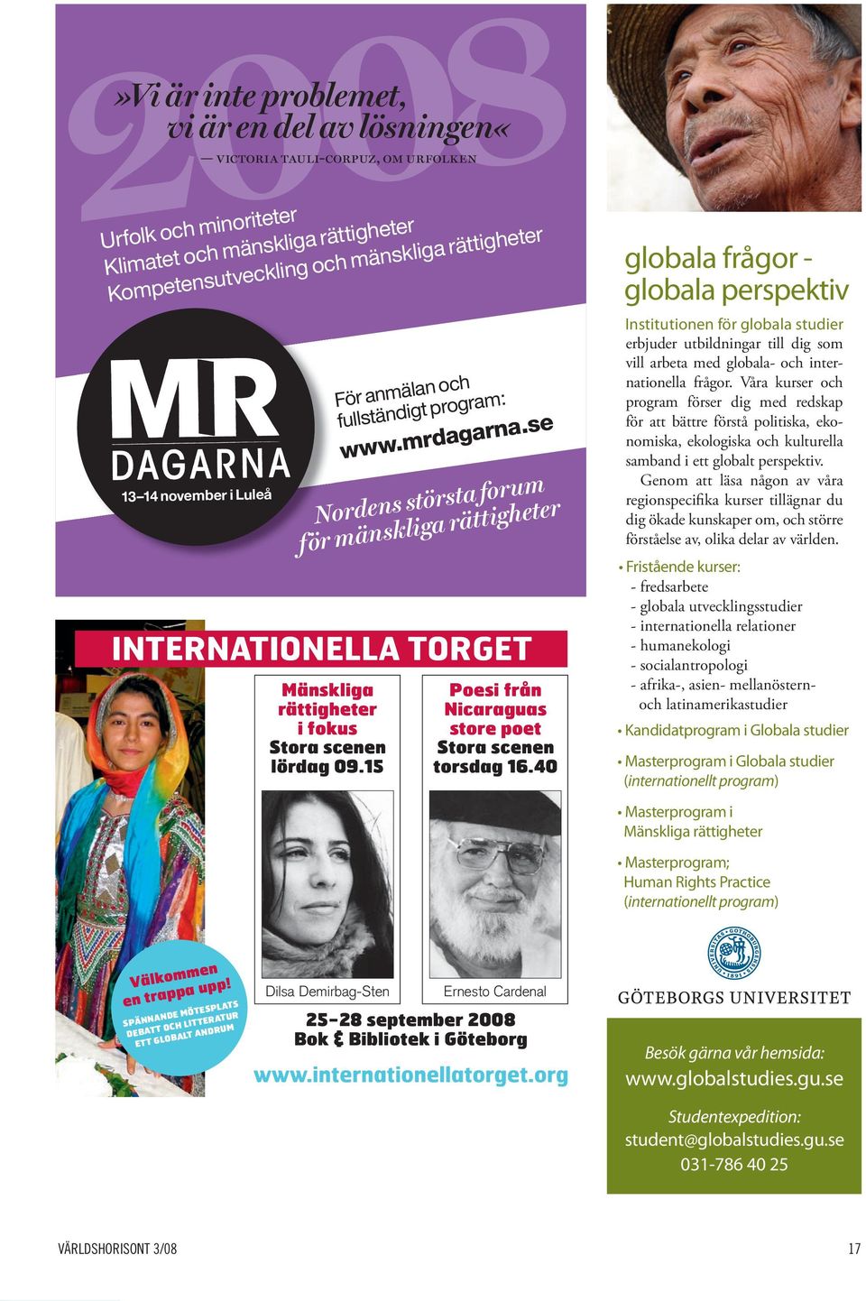 i Luleå För anmälan och fullständigt program : www.mrdagarna.
