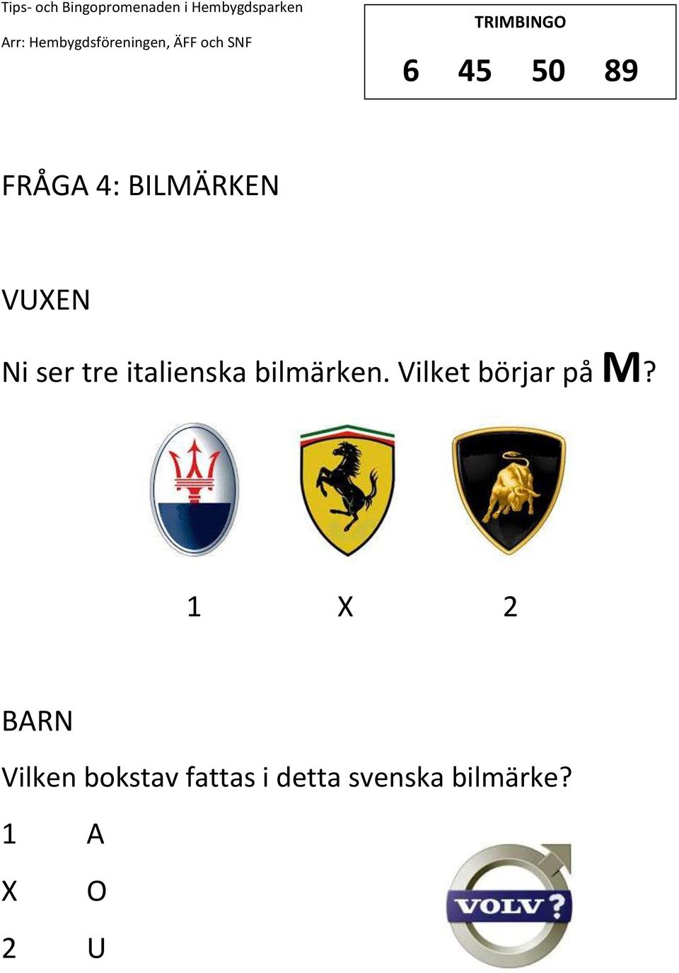 Vilket börjar på M?