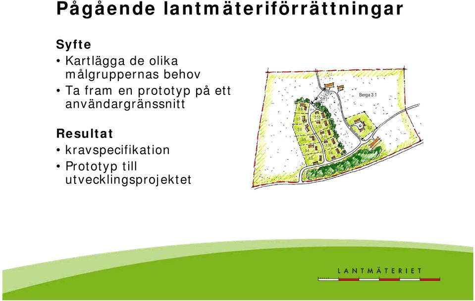 en prototyp på ett användargränssnitt Resultat