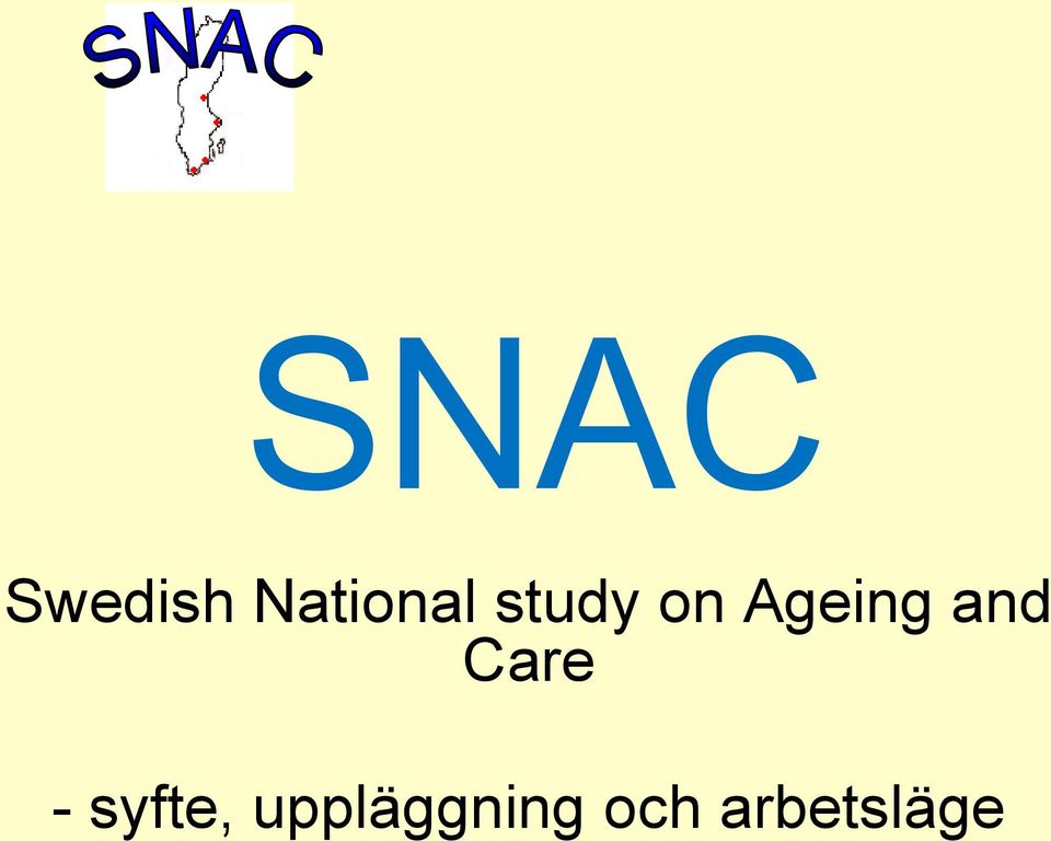 Ageing and Care -