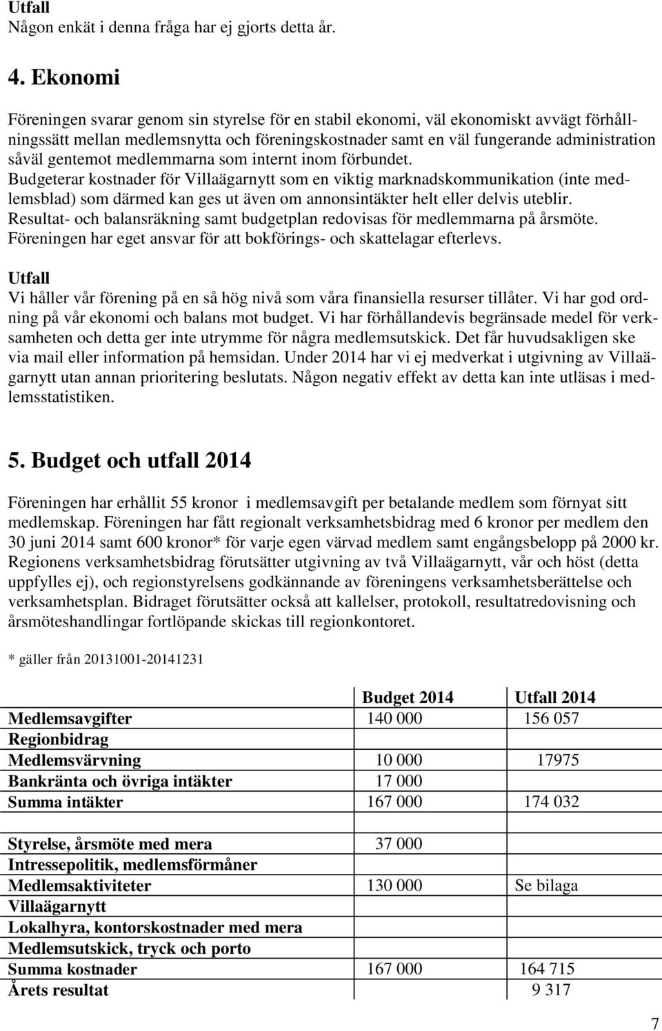 gentemot medlemmarna som internt inom förbundet.