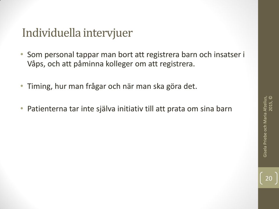 om att registrera.