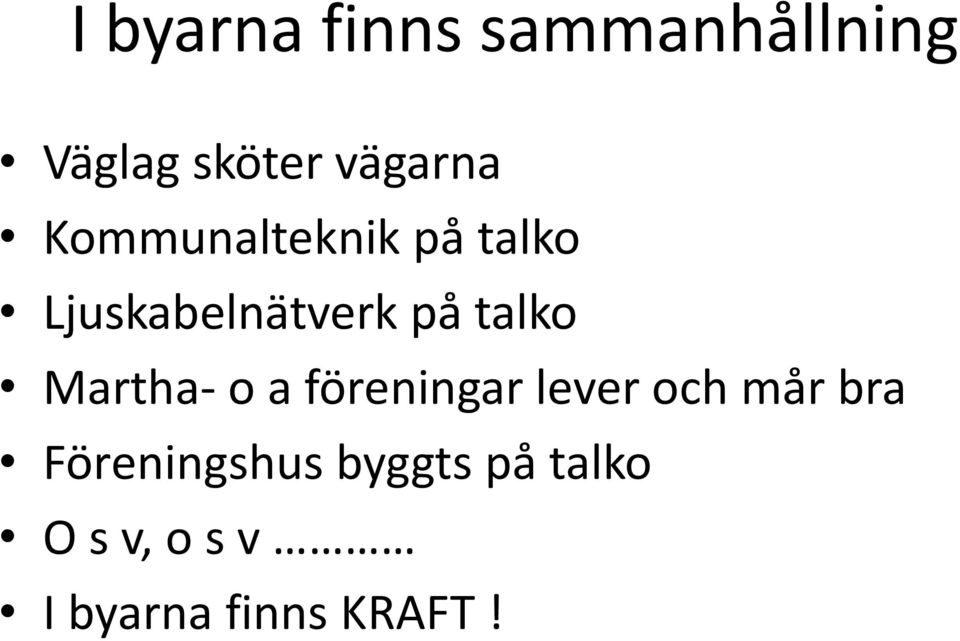 Martha- o a föreningar lever och mår bra