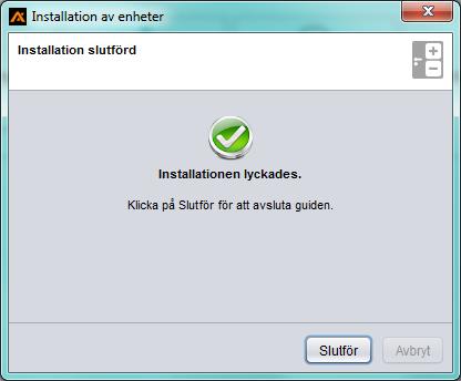 Installation av terminaler på