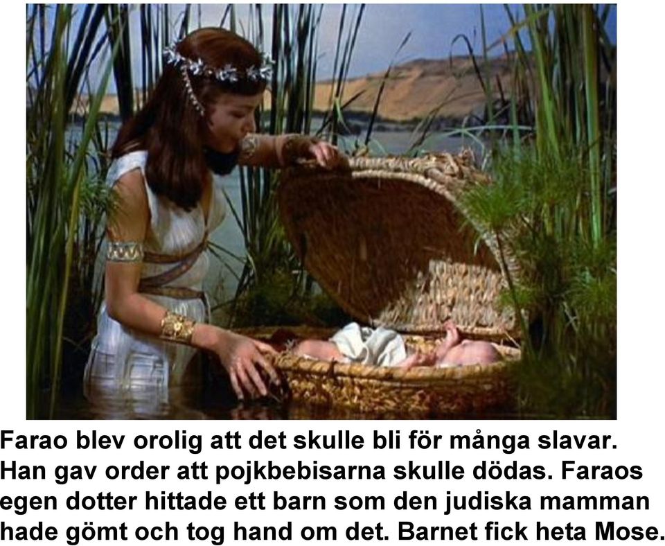 Faraos egen dotter hittade ett barn som den judiska