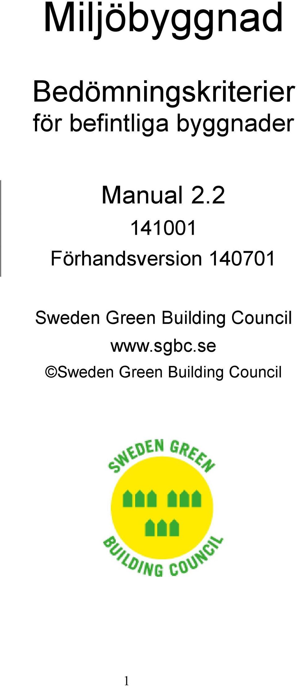 2 141001 Sweden Green Building