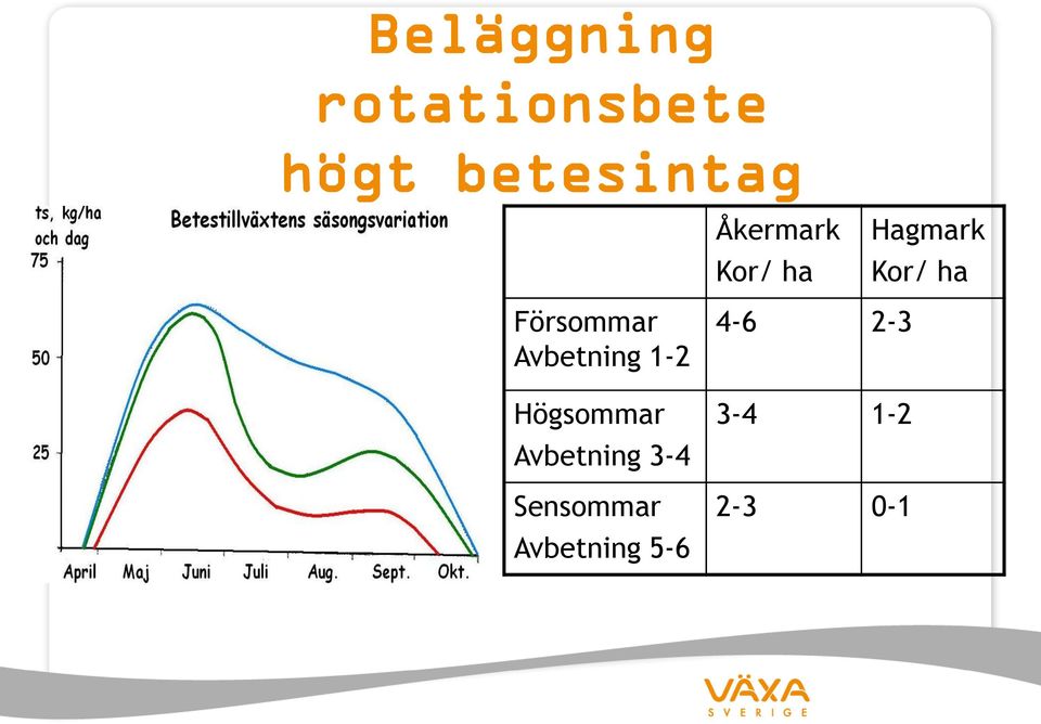 Avbetning 1-2 Högsommar Avbetning 3-4