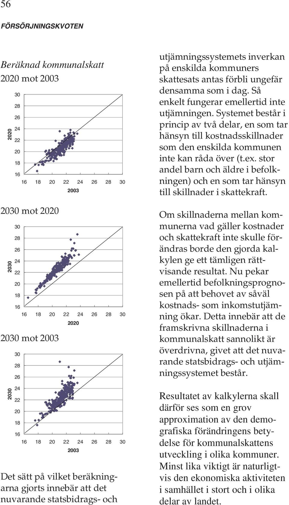 förbli ungefär densamma som i dag. Så enkelt fungerar emellertid inte utjämningen.