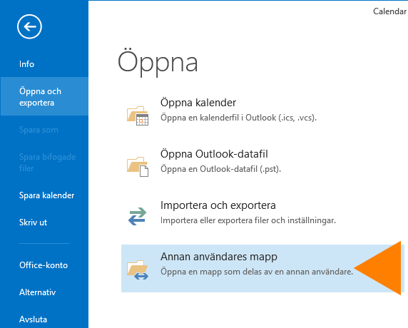 Skapa fler kalendrar 2. Klicka på fliken Mapp och sedan på Ny kalender. 3. Ange ett namn på den nya kalendern i rutan Namn. 4.
