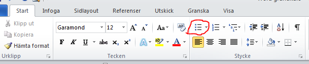 Word En lathund Förord Välkommen till denna utbildning i Word. I dag skall vi bekanta oss med Word 2010 och ta reda på vilka regler och tankesätt som finns i programmet.