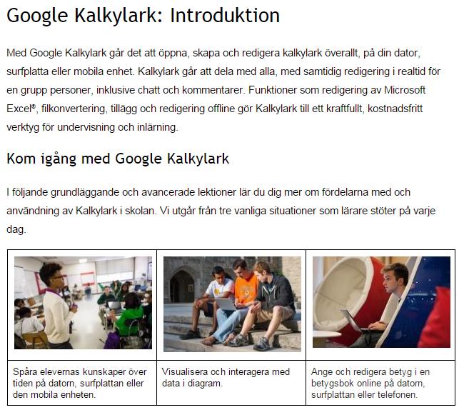 Lär dig grunderna https://sites.google.