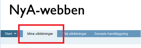 Jag tycker att det vore bra om man kunde filtrera bland institutionens kurser, så att man bara kan se sina egna kurser istället för hela institutionens. Är det här möjligt att ordna?