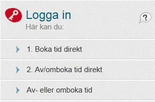 varumärket där rubriken nu heter Logga in istället för som tidigare E-tjänster. Figur 8 Bilden till vänster är det nya utseendet på inloggning till e-tjänsterna 3.2.