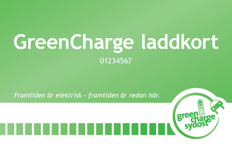 Enkelt Effektivt Hållbart Ett gemensamt kort det enda som behövs för att kunna ladda i Green Charge systemet Green Charge VIP-paket: - Laddkort - Access