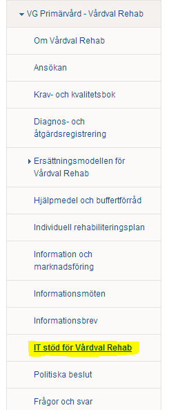 Sjunet Beställ sjunet från Inera (eller extern leverantör) Beställa åtkomst åt de olika systemen Beställa