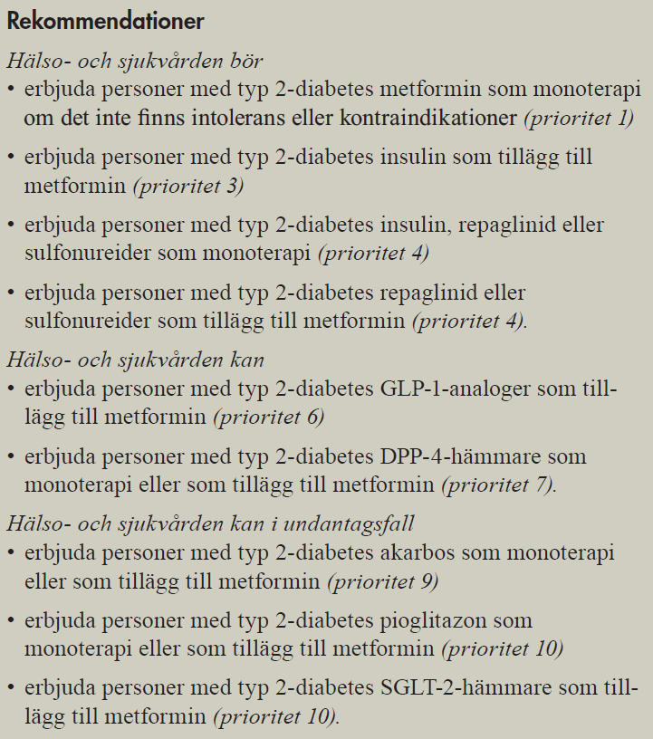 Nationella riktlinjer för diabetesvården 2015