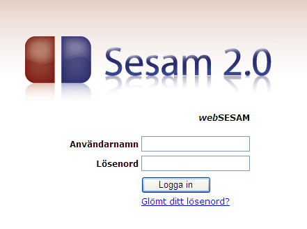 Använda websesam För att använda websesam måste du ha tillgång till Microsoft Explorer. Adress till websesam websesam nås via Hjälpmedelscentralens hemsida: - www.landstingetsormland.