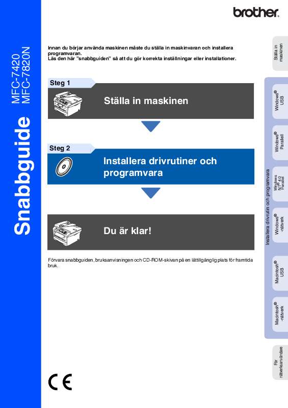 Du hittar svar på alla dina frågor i instruktionsbok (information, specifikationer,