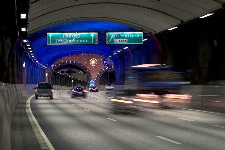 Södra Länken - startskottet Sveriges hittills största vägtunnelprojekt 6 km lång tunnelled, 4,5 km i tunnlar.