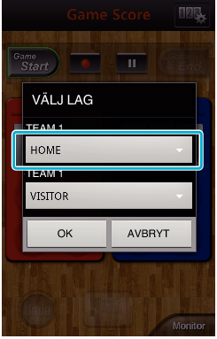 Använda Wi-Fi (GZ-EX315/GZ-EX310) Använda matchställning Resultat från olika matcher kan spelas in med videobilder.