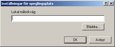 Uppdatering 3 Bekräfta standardloggfilnamnet i textrutan Loggfil, ange ett annat loggfilnamn och en annan plats eller klicka på Bläddra för att finna en lämplig plats. Stöd för systemvariabler finns.