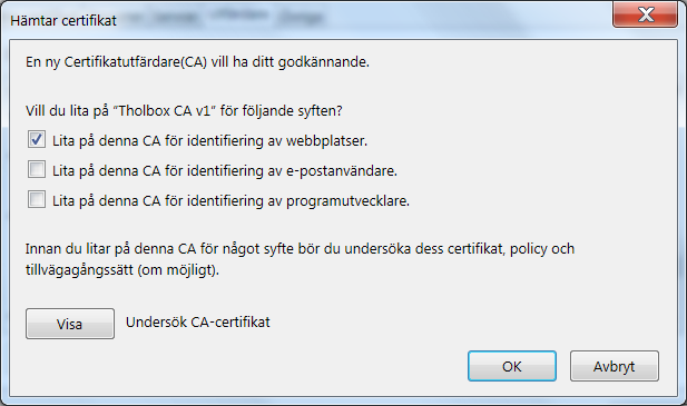 Date 2011-10-10 Page 6 Markera filen Tholbox CA v1 som du hittar i mappen enligt ovan,