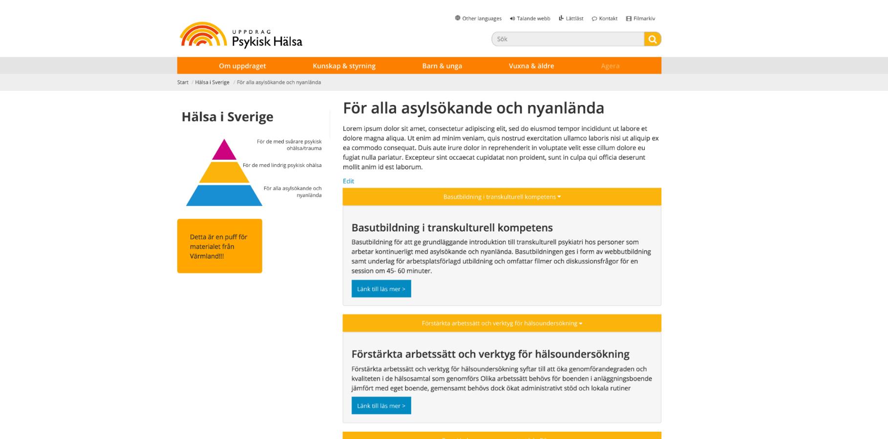 Läs mer på www.uppdragpsykiskhälsa.