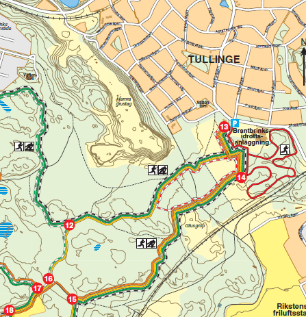 Hamra Hamra ligger i direkt anslutning till 40 km befintliga motions- och skidspår i systemet Brantbrink- Lida-Harbro i Botkyrka kommun.