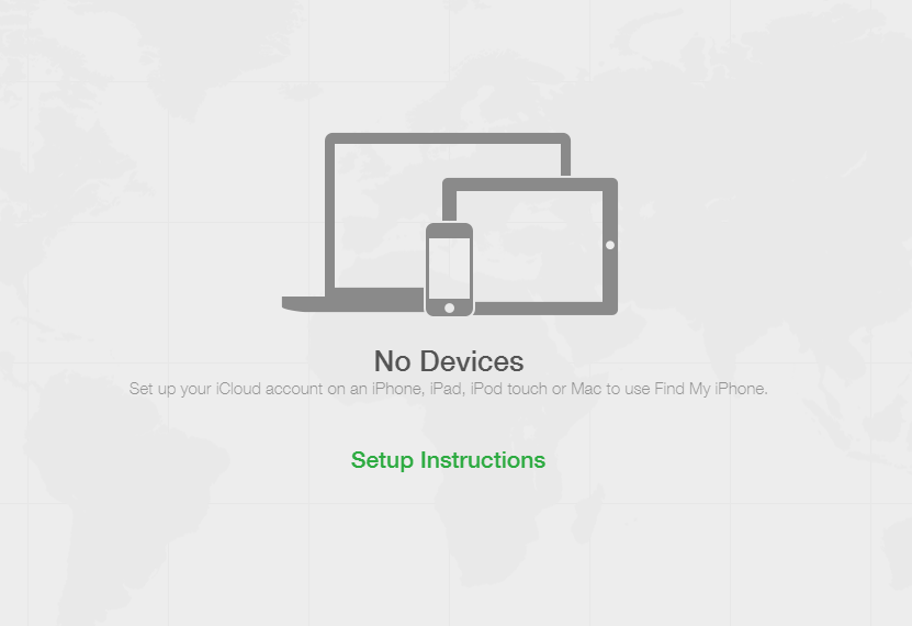 Stäng av Hitta min ipad 4/6 Ikonen Radera syns inte förrän Hitta min ipad/iphone har försökt och misslyckats med att ansluta till din enhet (det kan ta några