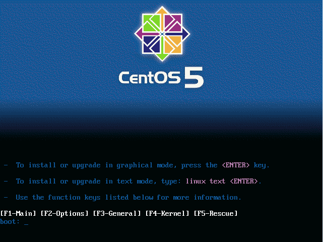 Sida 3 CentOS installation Electronic Purse Sweden AB Boota servern med CD 1/DVD Efter start av servern med CentOS 5, CD 1/DVD, så möts du