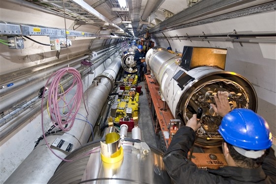 Inriktning Magneter (focussing magnets) LHC huvudkvadrupol