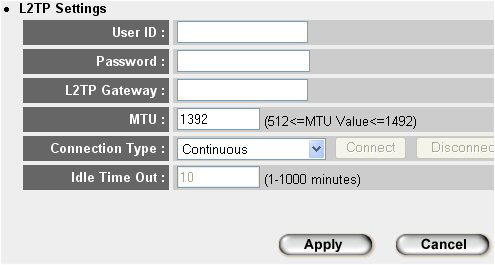 . IP Address Info LTP 8 0 A B 4 5 6 7 8 9 A. Internetleverantören använder PPTP med en dynamisk IP-adress.. Fyll i det värdnamn som du har fått av Internetleverantören (t.ex. namn@leverantör).