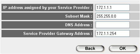 . Skriv in MAC-adressen eller klicka på Clone MAC address (Klona MACadress) för att kopiera MAC-adressen från nätverkskortet (som du har fått av Internetleverantören).. Klicka på OK.