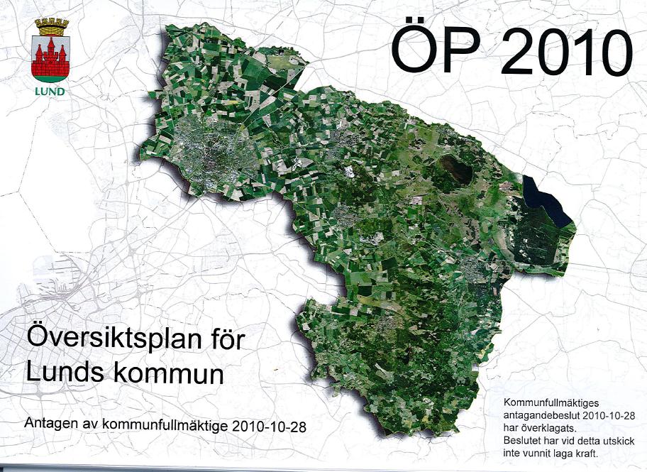 Lunds kommun ska växa med 55% Nya områden Förtätning i