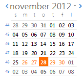 Kalenderinställningar Kalenderinställningar I kalenderinställningar kan du stänga av påminnelser, ändra arbetstid och bakgrundsfärg, lägga till veckonummer och klockikonen vid bokningar med