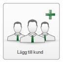 Gå in i Kundregister, Sök & Lägg till kunder (Du kan även använda genvägen Lägg till kund på startsidan för att komma till denna vy). 3.
