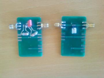 Uppgifter Moment 1: LP-filter Designa ett T-filter likt Fig 1 nedan i 'Orcad'. Ge de olika komponenterna de nominella värdenac = 1nF,L 1 = 33μH,L 2 = 33μH,R 1 = 50ΩochR 2 = 50Ωi 'Orcad'.