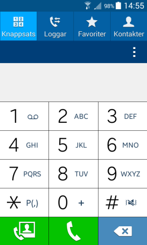 5. Appar i Handi Xcover 3 Appar, förkortning av applikationer är de program som finns installerade i telefonen. Man kan skilja mellan följande appar i Handi 5: Handi-appar.