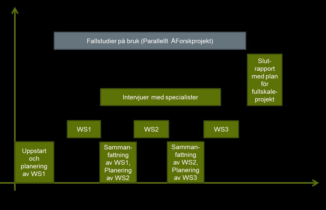 5 (5) 6 Genomförbarhet En tidsplan för förprojektet visas i Figur 3. Figur 3 Tidplan för förprojektet.