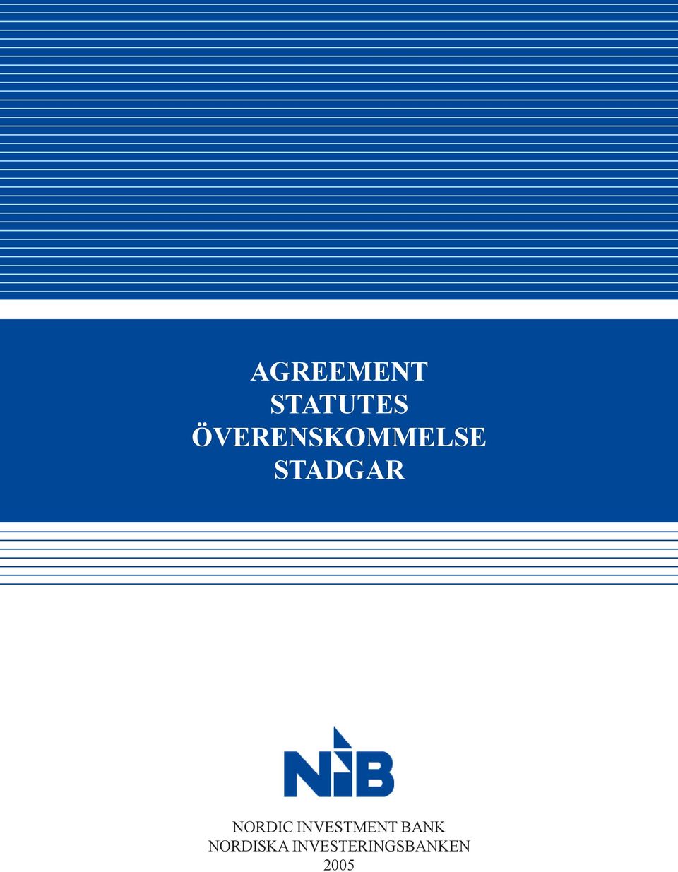 NORDIC INVESTMENT BANK