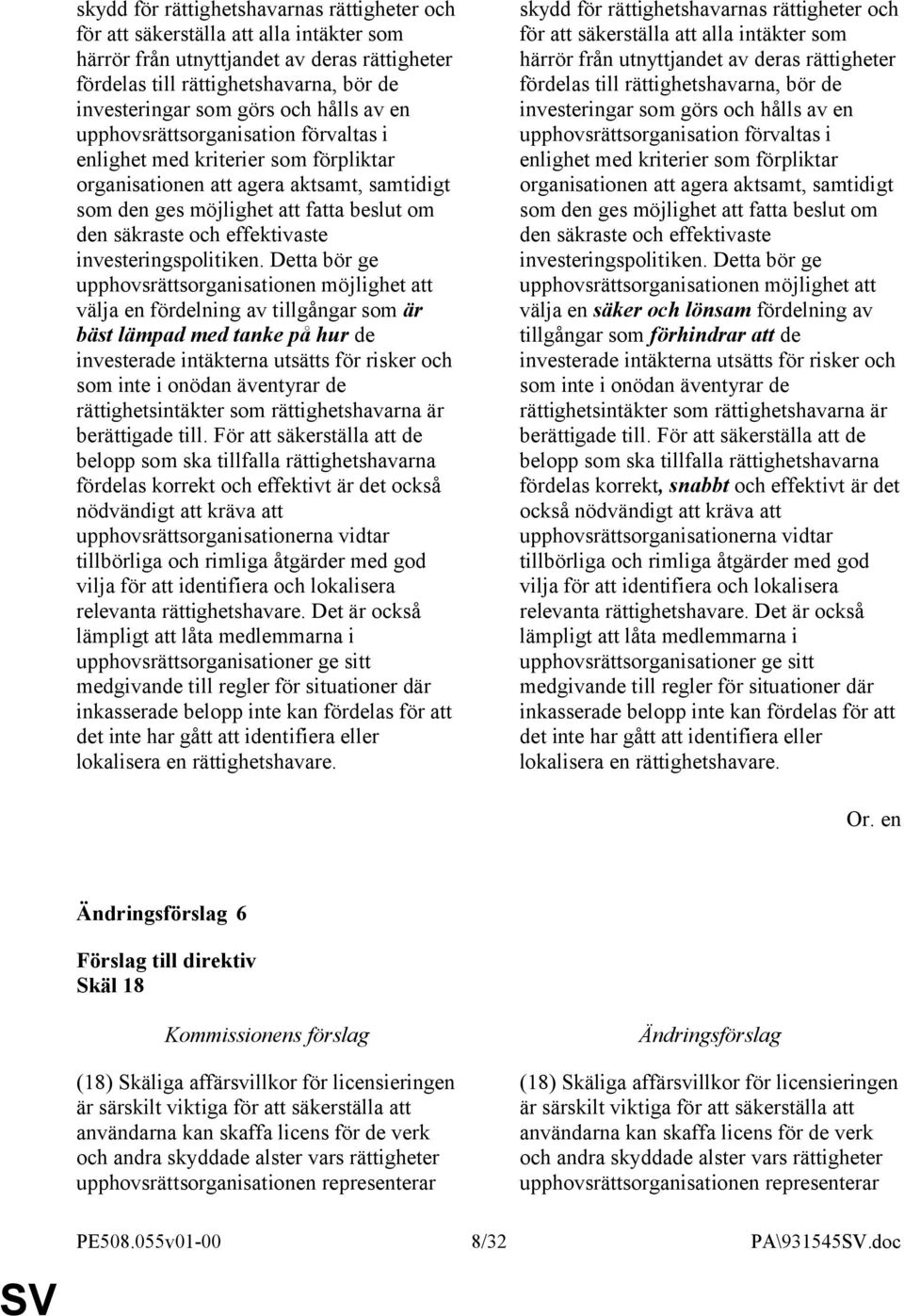 effektivaste investeringspolitiken.