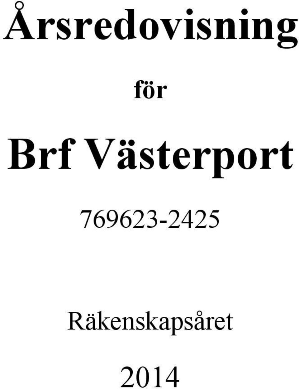 Västerport