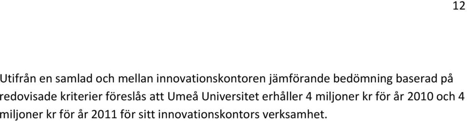 Universitet erhåller 4 miljoner kr för år 2010 och 4