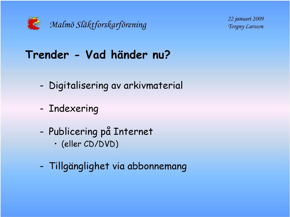 Indexering - Publicering på Internet