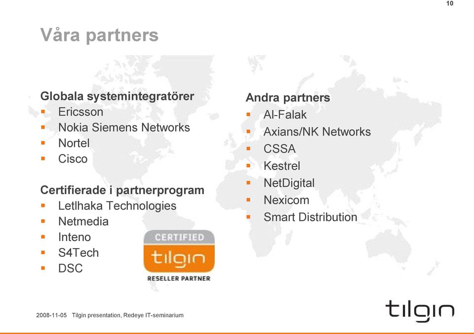 Letlhaka Technologies Netmedia Inteno S4Tech DSC Andra partners