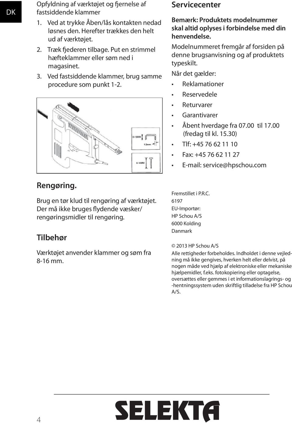 عذراء القس مدينة ميندا værktøj krav om dansk manual - refineddesigns.org