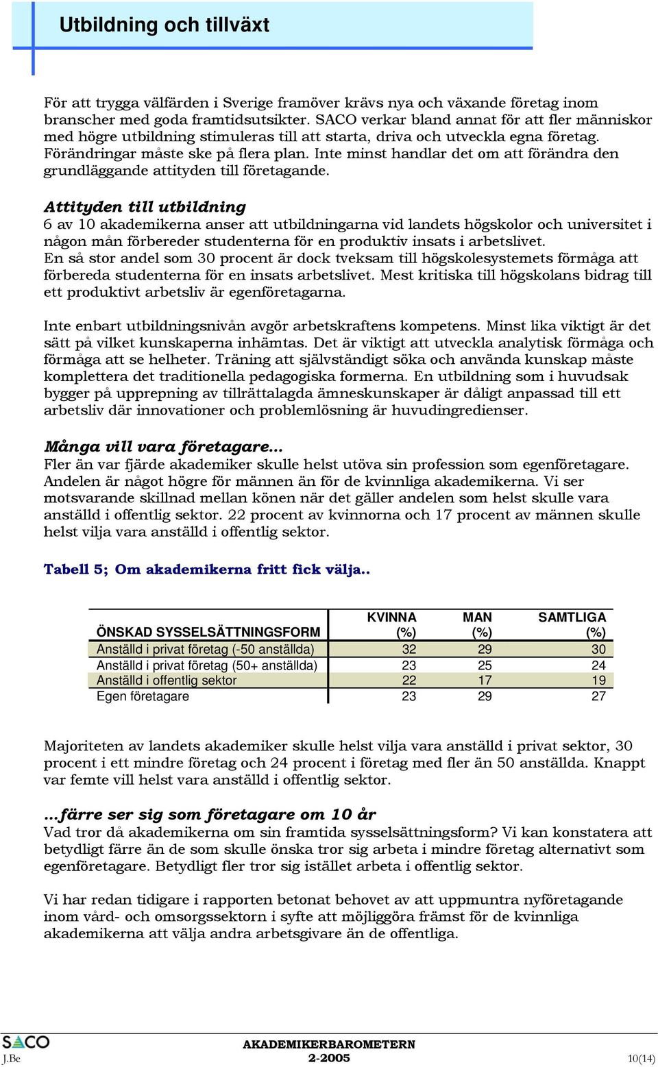 Inte minst handlar det om att förändra den grundläggande attityden till företagande.