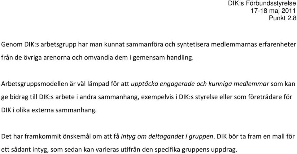 gemensam handling.