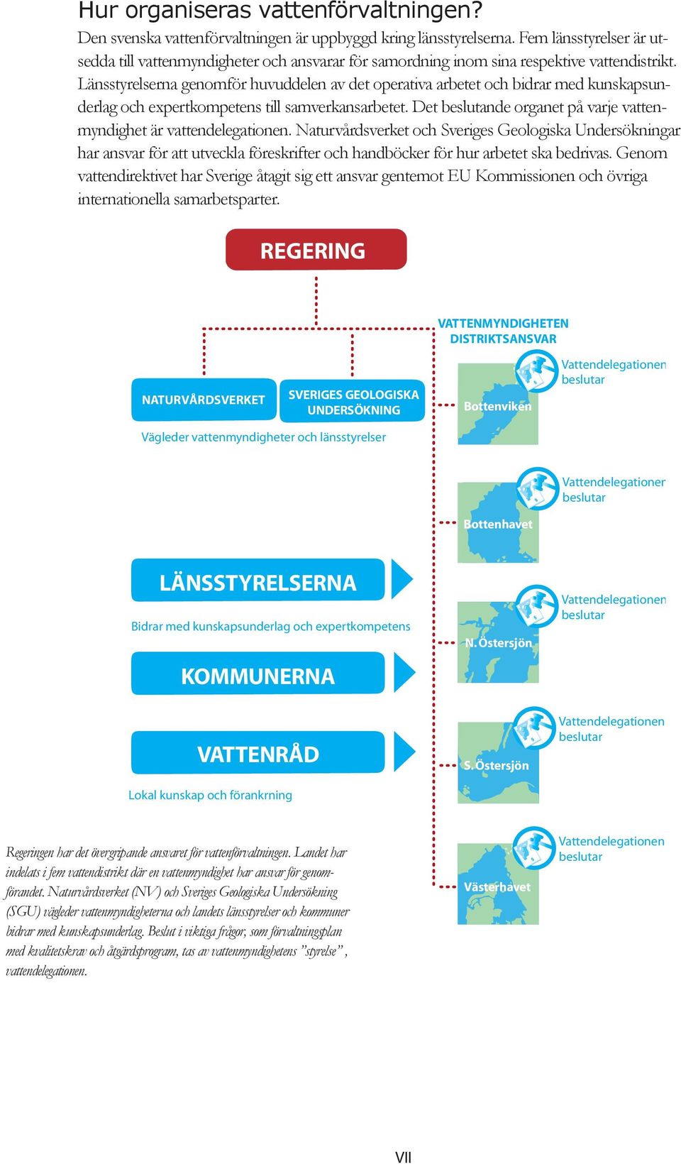 Länsstyrelserna genomför huvuddelen av det operativa arbetet och bidrar med kunskapsunderlag och expertkompetens till samverkansarbetet.
