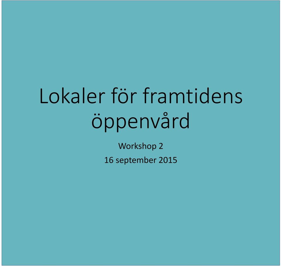 öppenvård